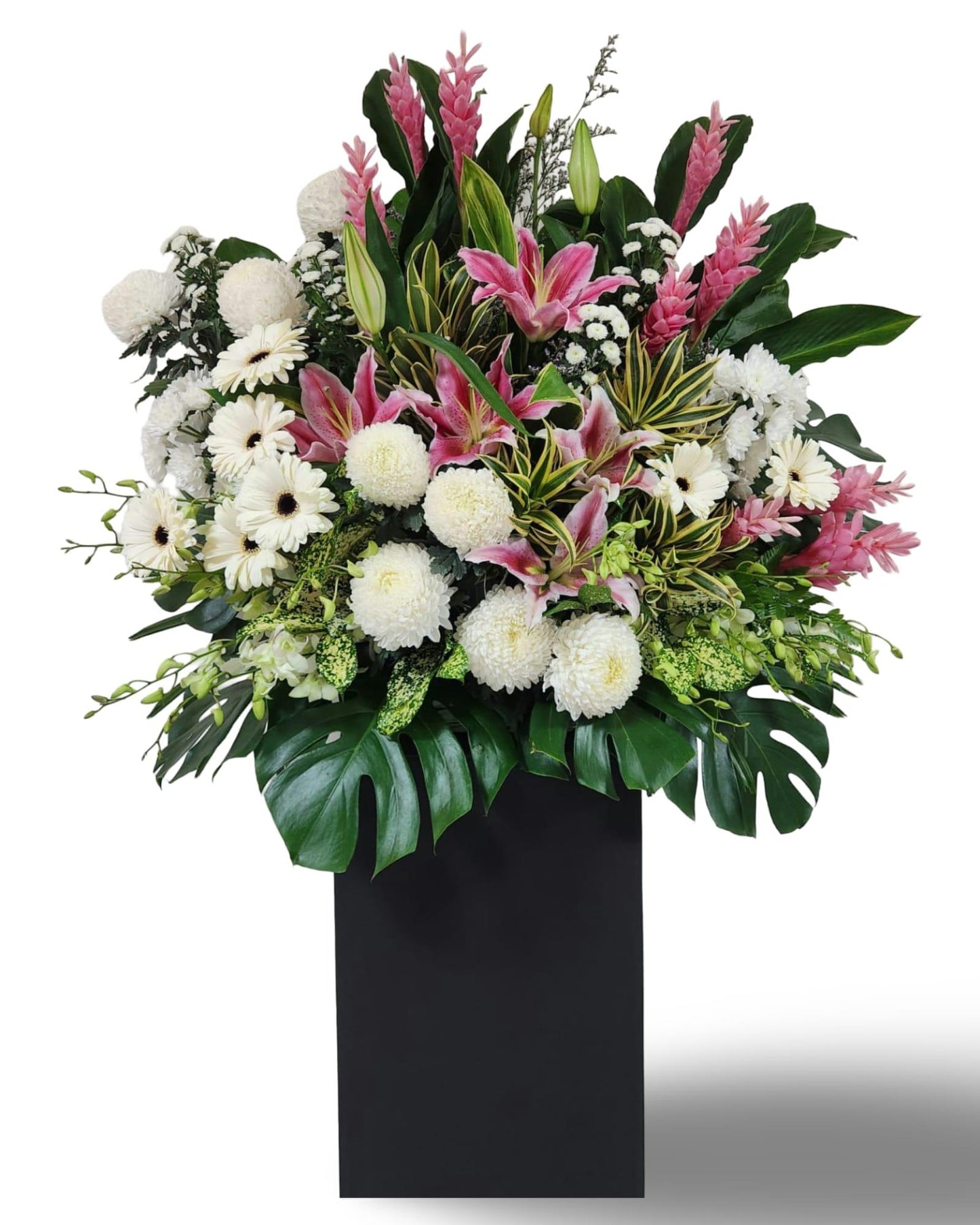 🕊️ Luxurious Paradise - Sympathy Flower Stand - Flowerplus.Co