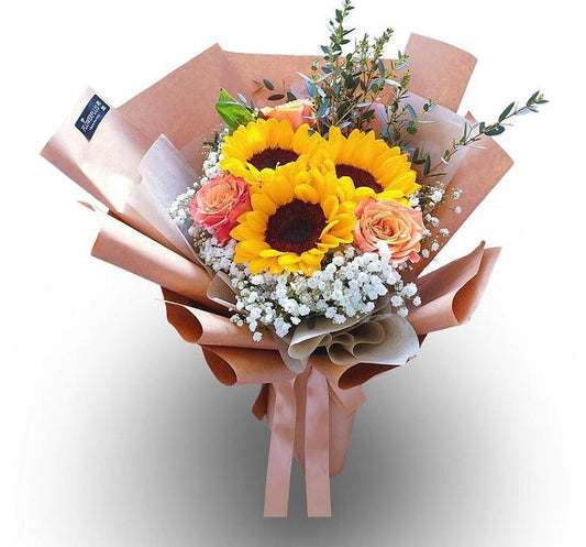 Bright smile sunflowers - Flowerplus.Co