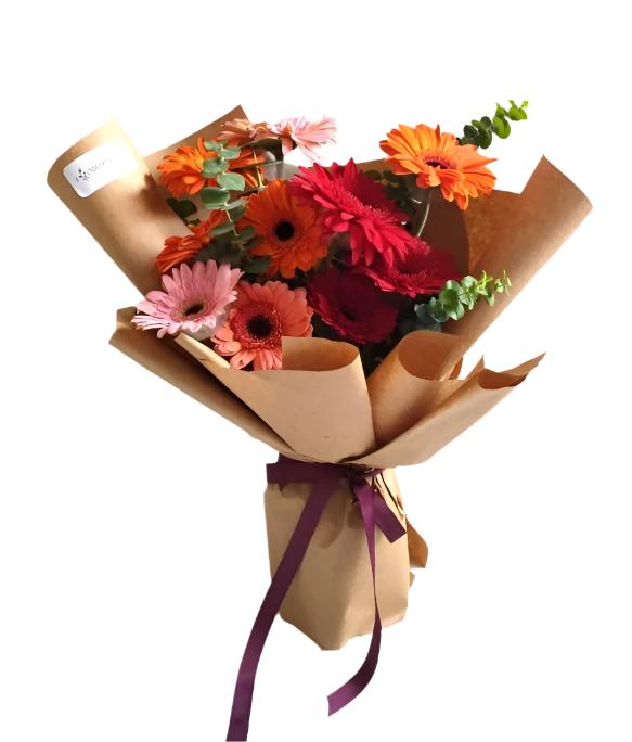 A Bouquet of Classic Gerberas - Flowerplus.Co