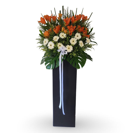 🕊️ Calm Funeral Flower Stand - Flowerplus.Co