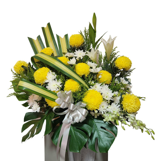 🕊️ Dignity - Sympathy Flower Stand - Flowerplus.Co