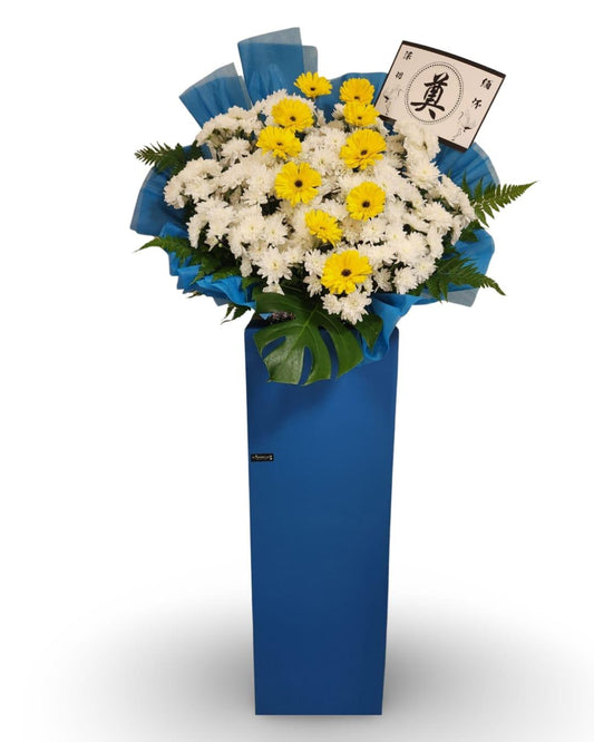 🕊️Cerulean - Sympathy Flower Stand - Flowerplus.Co