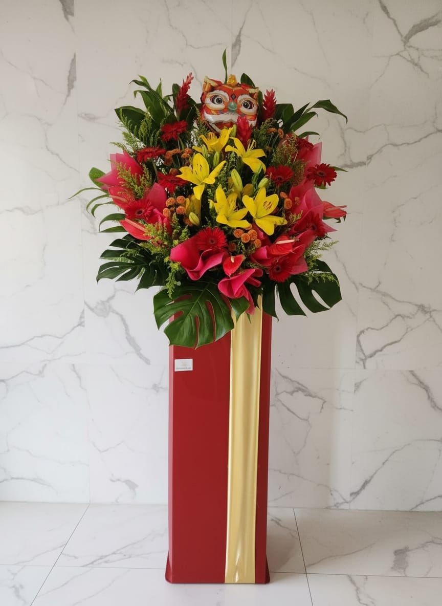 Simplistic Grand Opening Flowers