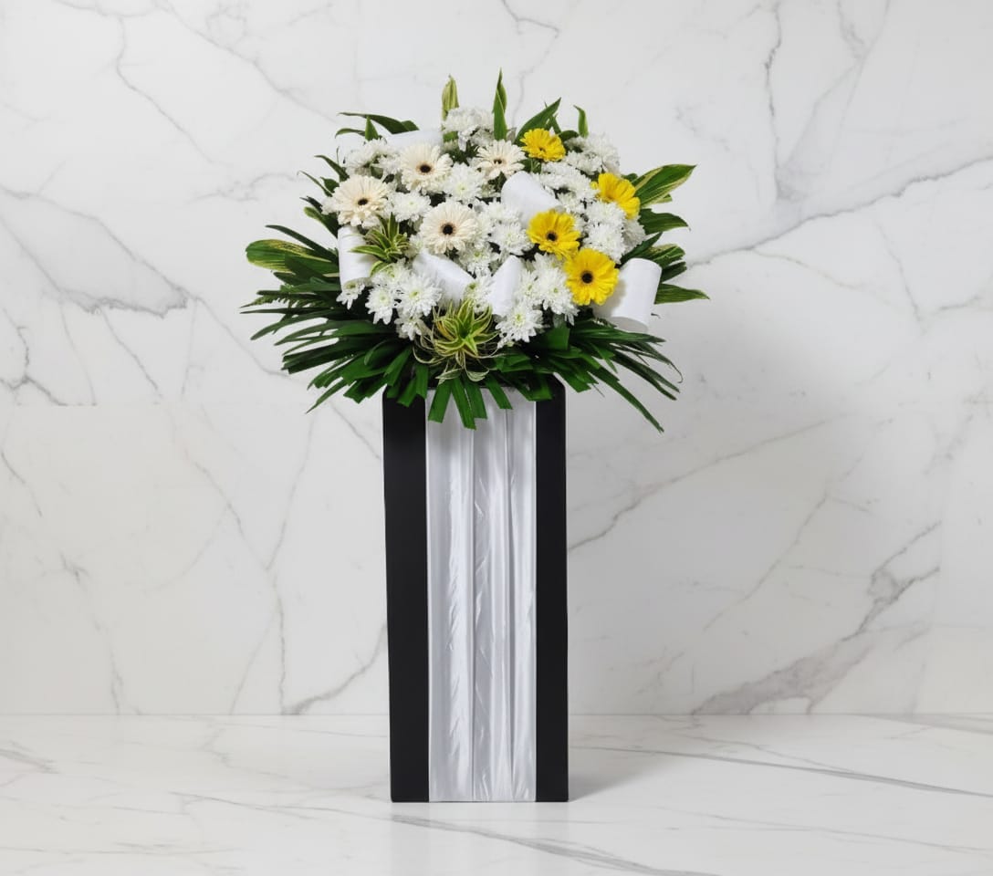 🕊️ Cherished Soul - Sympathy Flower Stand