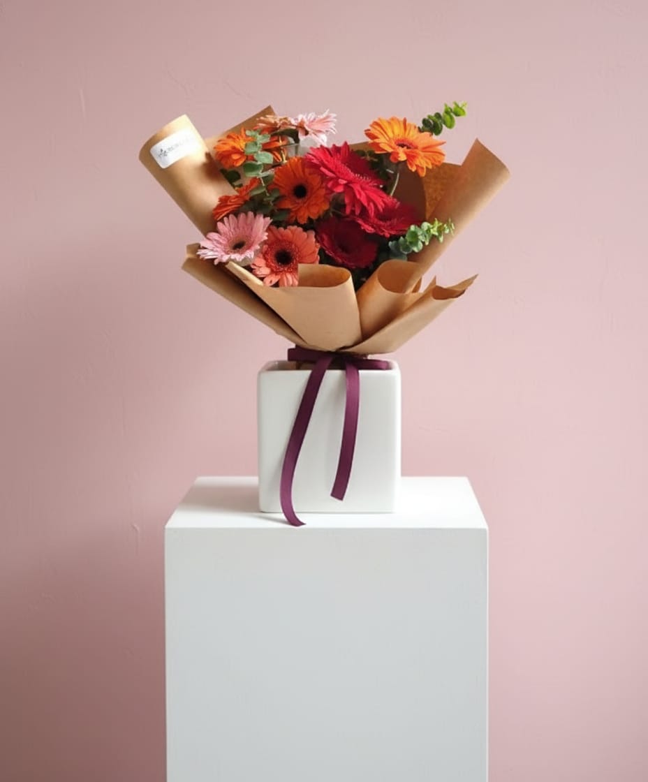 A Bouquet of Classic Gerberas