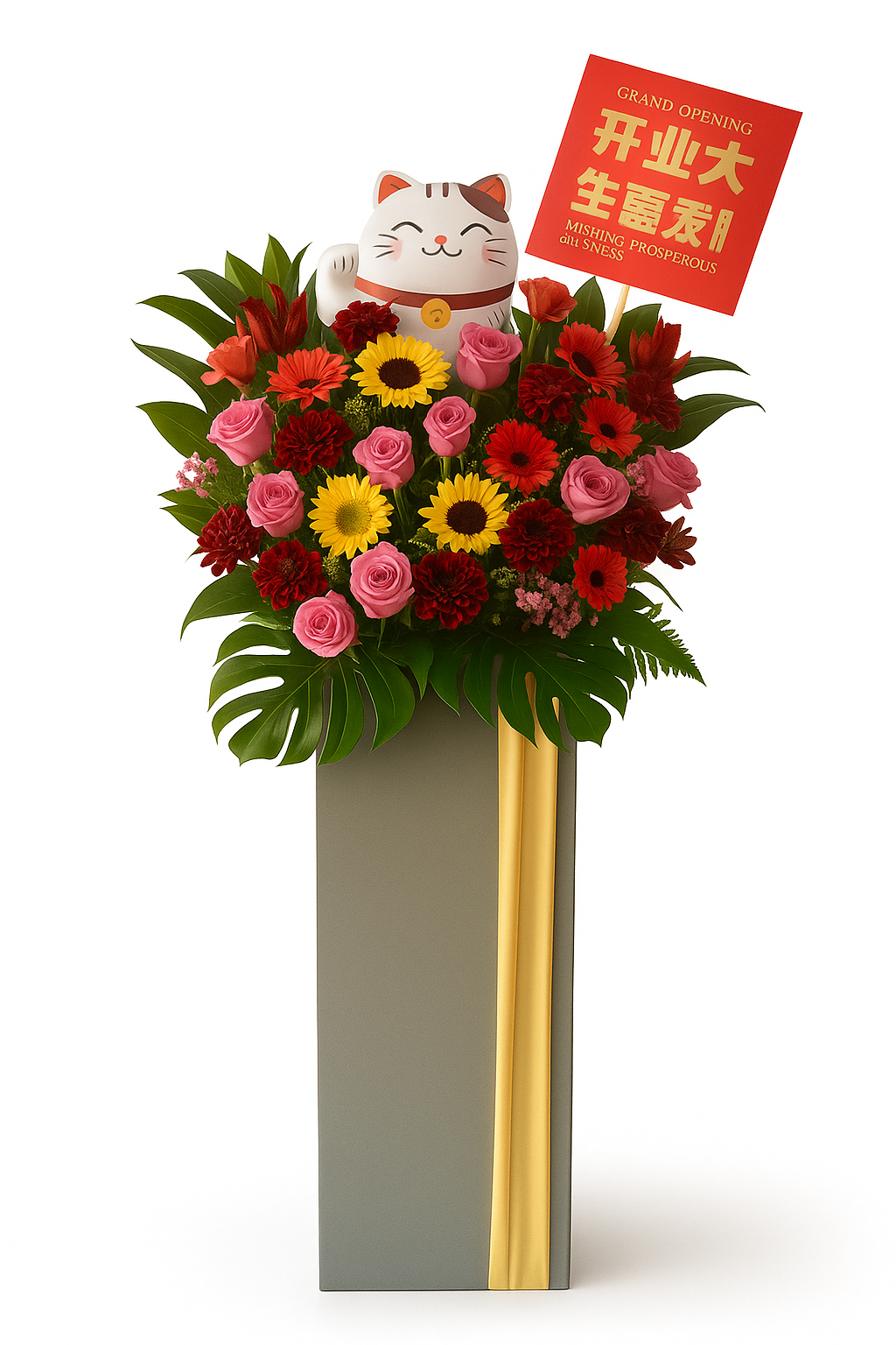Majestic Success Grand Opening Flowers Stand