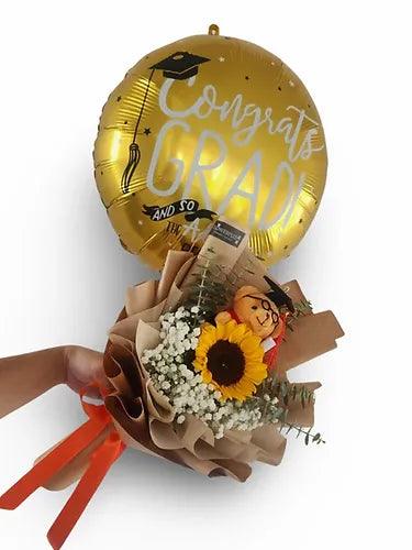 Summer Special with Graduation Balloon - Flowerplus.Co