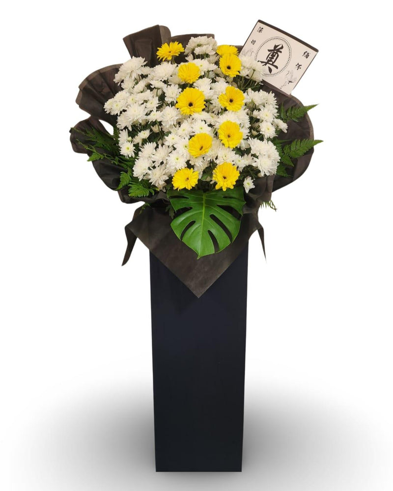 🕊️ Cerulean - Sympathy Flower Stand - Flowerplus.Co