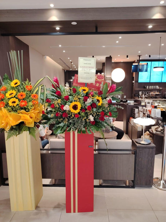 Oriental Grand Opening Floral Stand - Flowerplus.Co