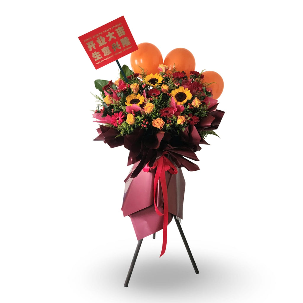 Majestic Fortune Opening Floral Stand - Flowerplus.Co
