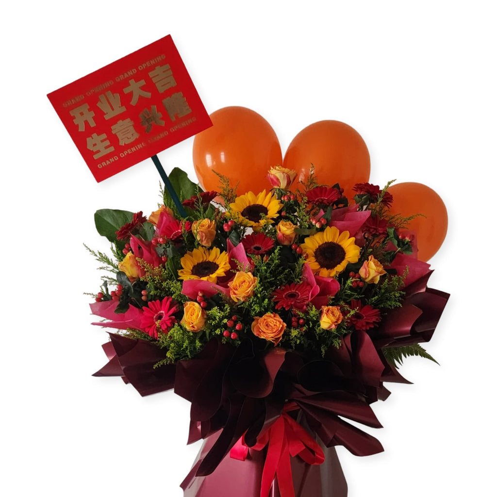 Majestic Fortune Opening Floral Stand - Flowerplus.Co