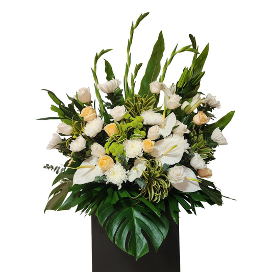 🕊️ Tender Thoughts - Sympathy Flower Stand