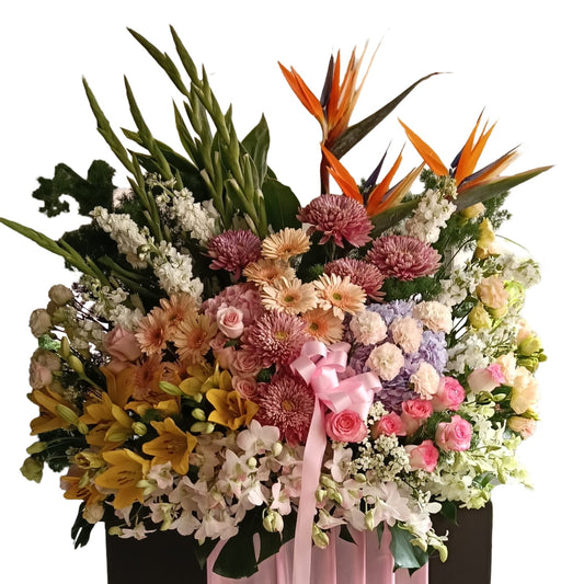 Heaven & Earth Funeral Sympathy flowers Stand