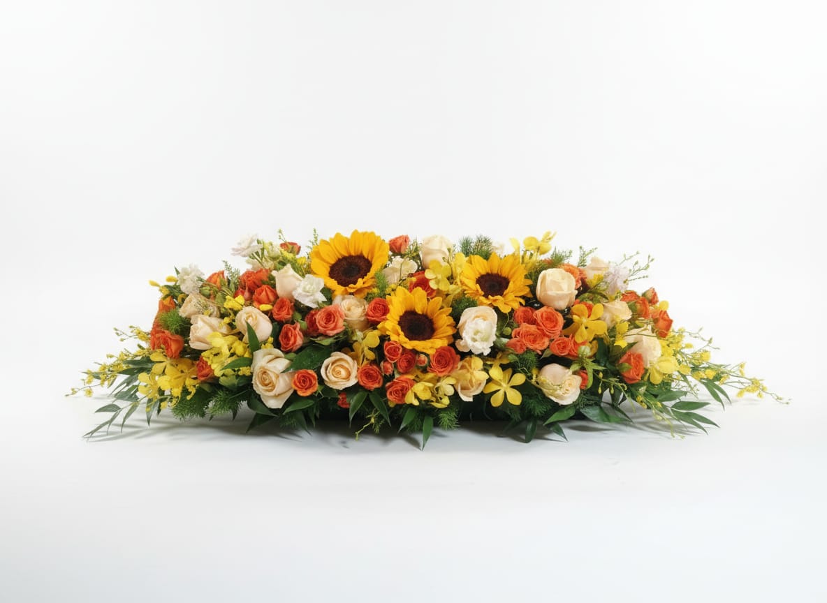 Long Low Table Centrepiece