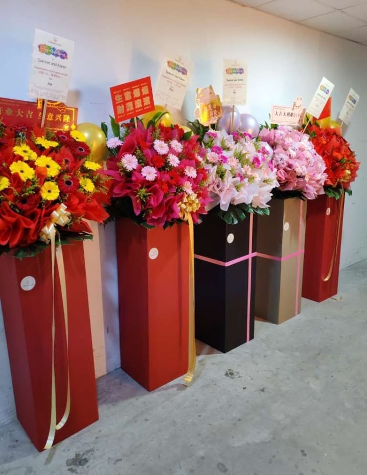 omakase Grand Opening Floral Stand