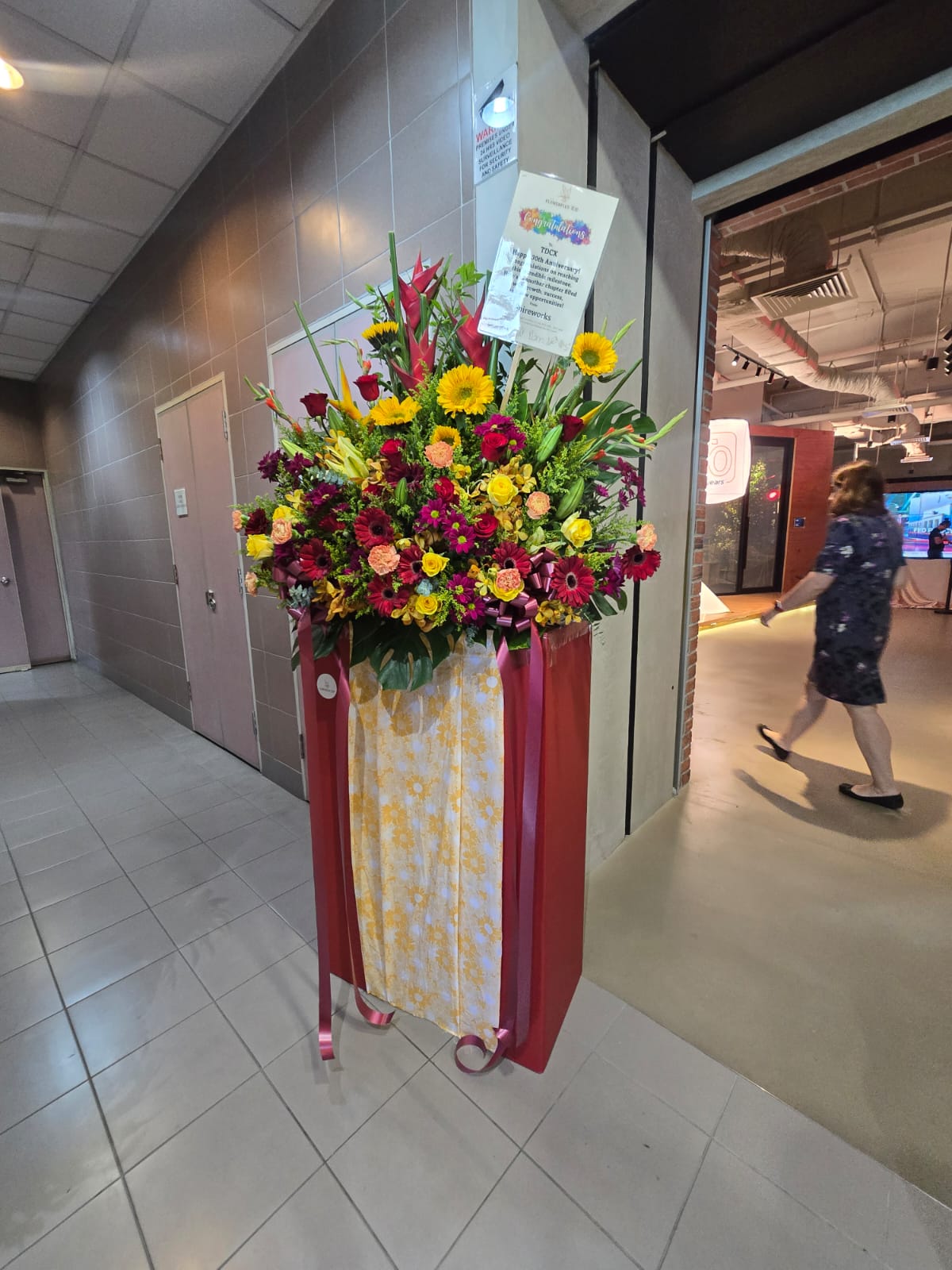 omakase Grand Opening Floral Stand