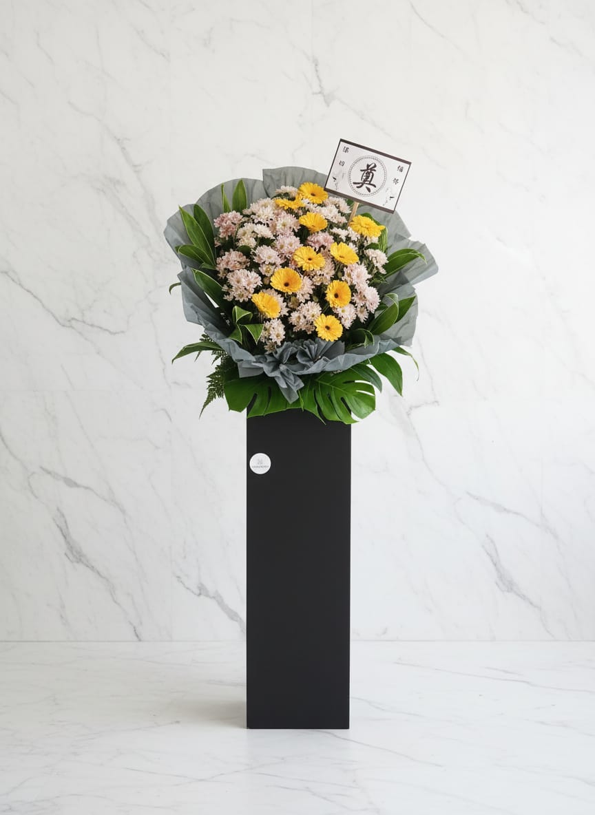 🕊️ Cerulean Bereavement Wreaths - P&Y