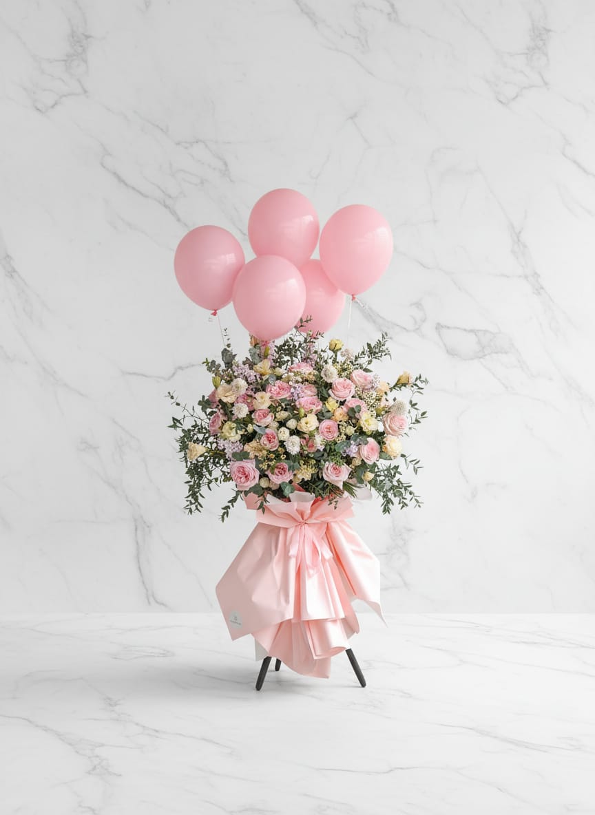 omakase Grand Opening Floral Stand