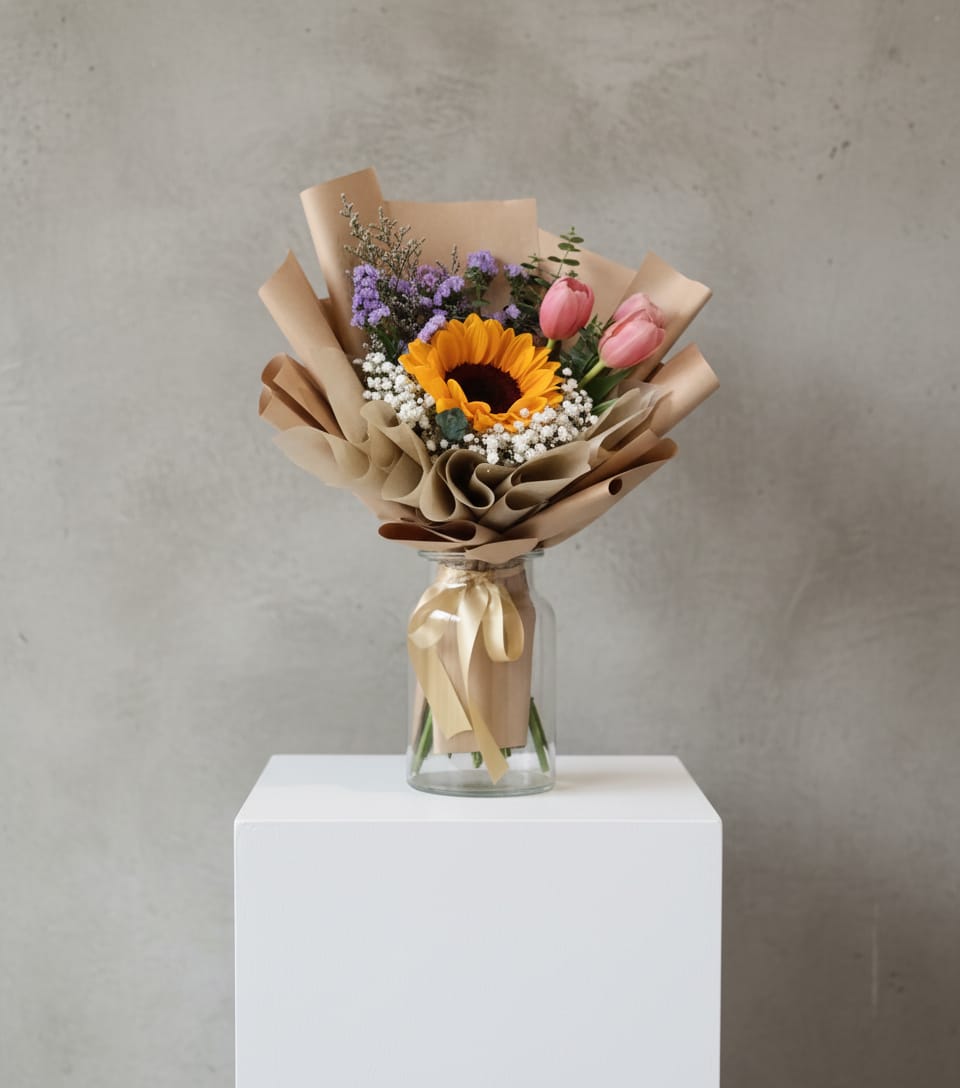 Sunny Meadows w Tulips - ONLY SELF COLLECTION