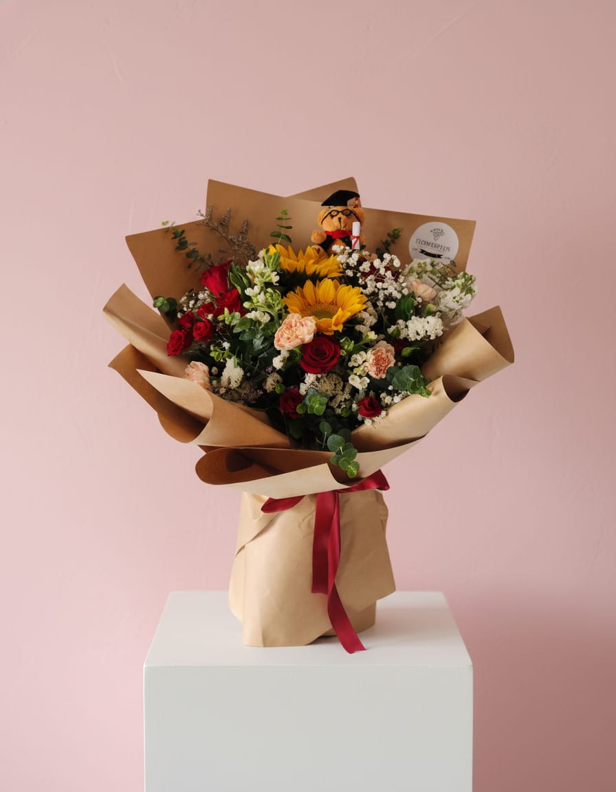 Andy ( Rose & Sunflower Bouquet )