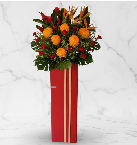 Great Fortune Grand Opening Floral Stand