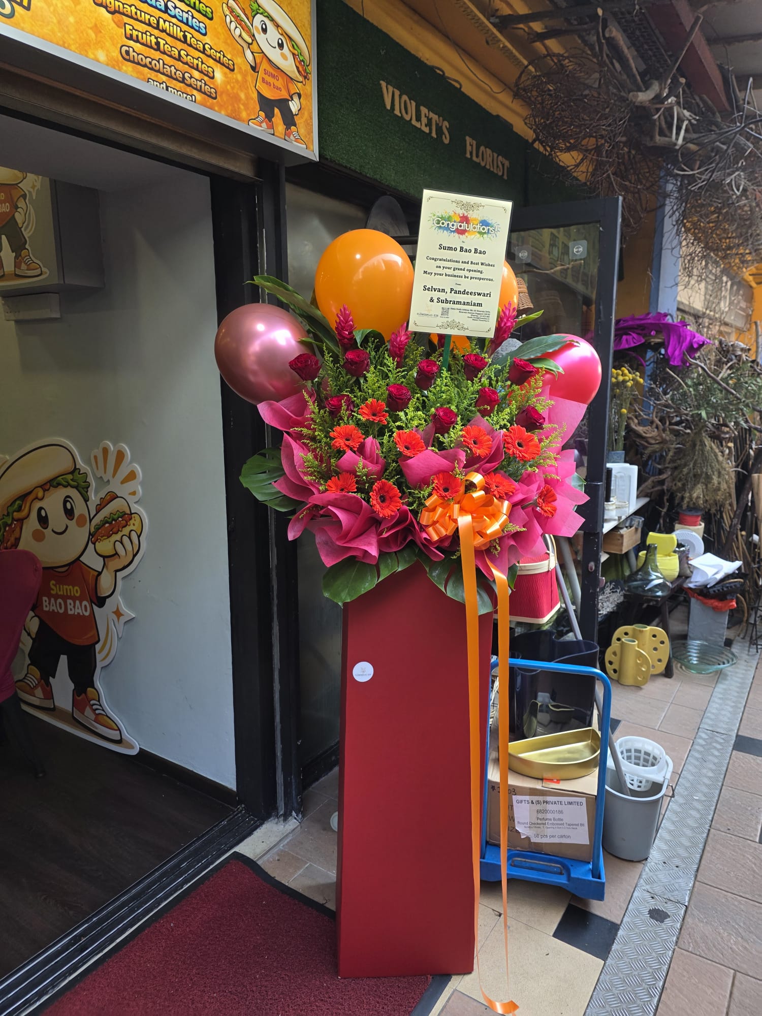 Capturing Wealth Grand Opening Flowers