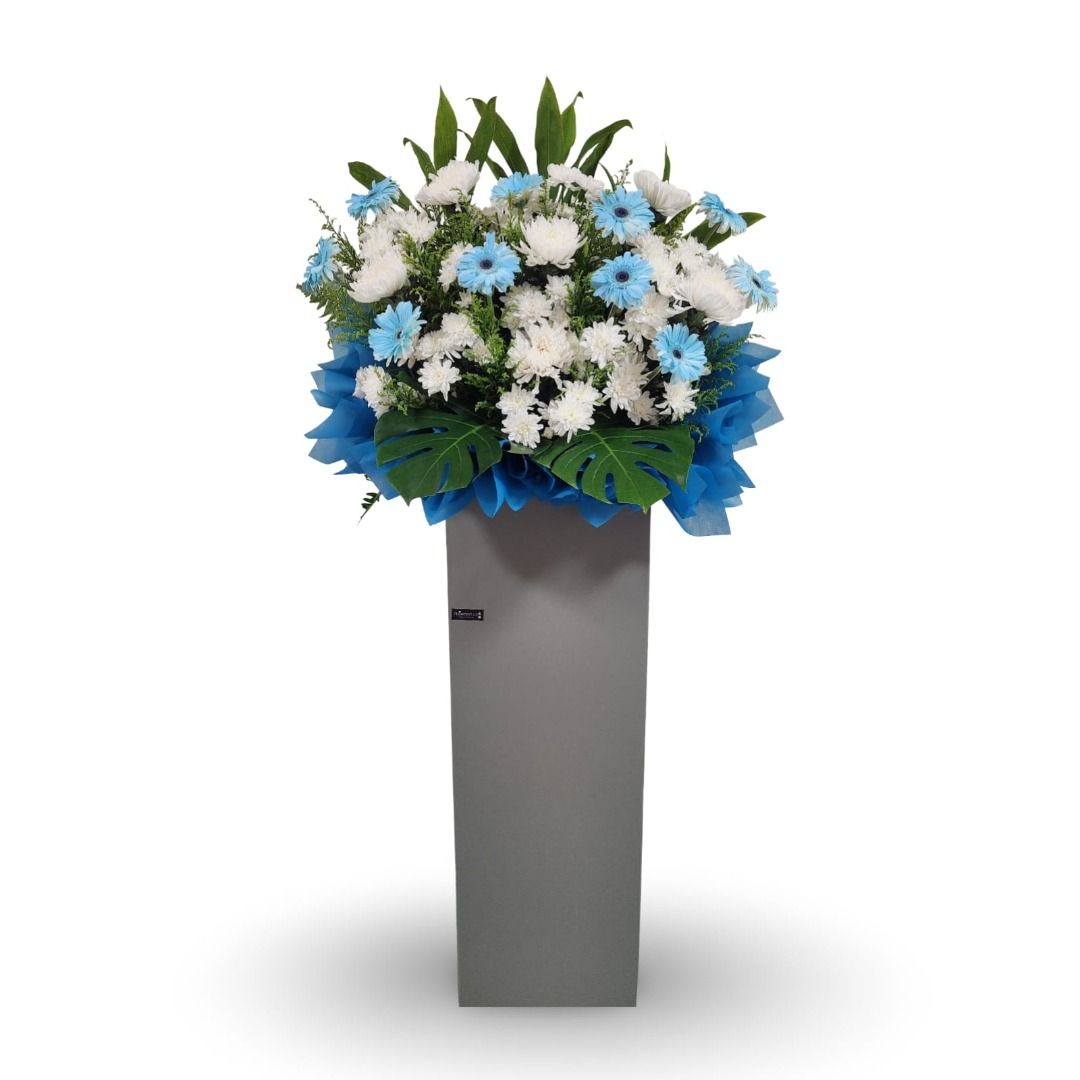 🕊️Eternal Moment - Sympathy Flower Stand ( Blue )